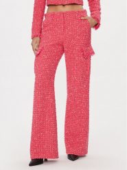 Patrizia Pepe Spodnie materiałowe 8P0601/A376-F592 Różowy Flare Fit. Czerwone spodnie materiałowe damskie Patrizia Pepe, bez wzorów, z bawełny. Za 1,709.00 zł.