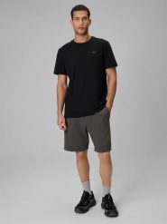 4F Spodenki dresowe męskie - szare XXL. Szare szorty męskie 4f, l, bez wzorów, z dresówki. Za 79.99 zł.