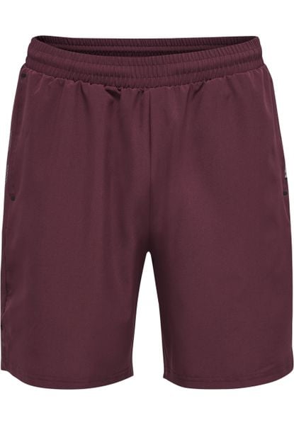 Szorty Hummel Move Grid. Fioletowe krótkie spodenki sportowe męskie Hummel, xl, bez wzorów, z elastanu, na fitness i siłownię. Za 179.00 zł.
