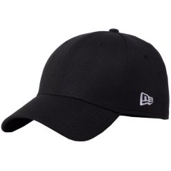 Czapka z daszkiem męska New Era Flag Basic Cap. Czarne czapki i kapelusze męskie New Era, bez wzorów, sportowe. Za 99.99 zł.
