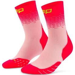 Damskie skarpety kompresyjne sportowe do połowy łydki CEP Core Run. Czerwone skarpety damskie CEP, bez wzorów, z elastanu. Za 84.00 zł.