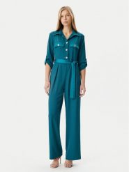 Rinascimento Kombinezon CFC0122472003 Zielony Regular Fit. Zielone sukienki damskie Rinascimento, xl, bez wzorów, z syntetyku, bez kołnierzyka, bez ramiączek. Za 349.99 zł.