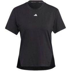 Koszulka damska adidas Versatile Tee. Czarne koszulki sportowe damskie Adidas, xs, bez wzorów, z elastanu, bez kołnierzyka, bez ramiączek, na fitness i siłownię. Za 128.99 zł.