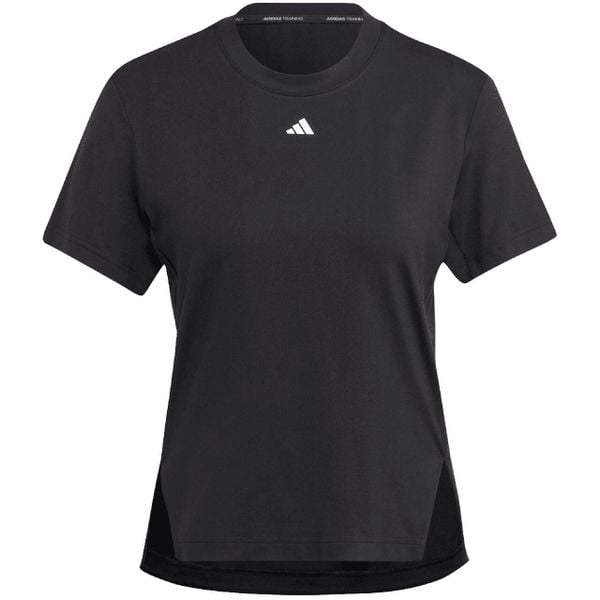 Koszulka damska adidas Versatile Tee. Czarne koszulki sportowe damskie Adidas, xs, bez wzorów, z elastanu, bez kołnierzyka, bez ramiączek, na fitness i siłownię. Za 134.99 zł.
