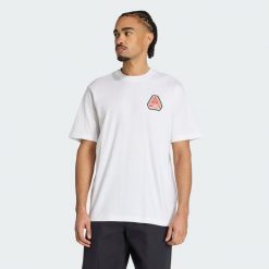 KOSZULKA Z GRAFIKĄ AUDI REVOLUT F1 TEAM NICO HULKENBERG. Białe buty sportowe męskie Adidas, m, bez wzorów, z bawełny, bez kołnierzyka, bez ramiączek. Za 179.00 zł.