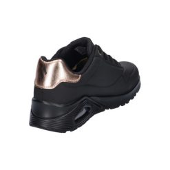 Buty sportowe Sneakersy damskie, Skechers Uno-Golden Air. Czarne obuwie sportowe damskie Skechers, bez wzorów, z syntetyku, trekkingowe, Skechers Sport. Za 404.00 zł.
