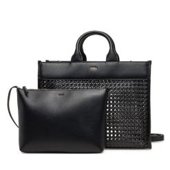 Torebka BOSS. Czarne torebki do ręki damskie Boss, bez wzorów, klasyczne, bez dodatków. Za 1,199.00 zł.