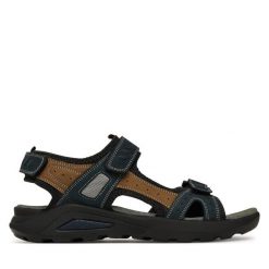 Sandały Manitu. Niebieskie sandały męskie Manitu, bez zapięcia. Za 319.99 zł.