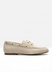 Loafersy ze sznurowaniem. Brązowe baleriny damskie bonprix, bez wzorów, bez obcasa. Za 54.99 zł.