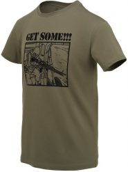 Helikon-Tex T-shirt (Get some!) - Olive Green. Zielone t-shirty męskie HELIKON-TEX, m, bez wzorów, bez kołnierzyka. Za 92.25 zł.