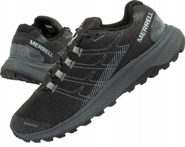 Merrell Fly Strike J067157 Czarne 41,5. Czarne buty sportowe męskie Merrell, bez zapięcia. Za 314.97 zł.