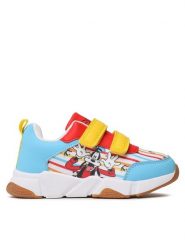 Mickey&Friends Sneakersy SS23_233DSTC Kolorowy. Trampki i tenisówki chłopięce Mickey&Friends, bez wzorów, ze skóry, bez zapięcia. Za 119.99 zł.