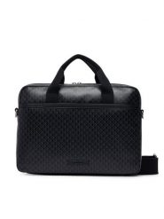 Calvin Klein Torba na laptopa Emblem Aop Coated Commuter/Lapto LV04D3625G Czarny. Czarne torby na laptopa męskie Calvin Klein, bez wzorów, ze skóry. Za 529.99 zł.