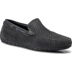 Mokasyny KAZAR - Mayon 39533-02-11 Grey. Szare mokasyny męskie Kazar, ze skóry, bez zapięcia. W wyprzedaży za 289.00 zł.