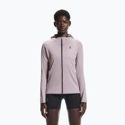 Bluza do biegania damska On Climate Zip Hoodie. Czerwone bluzy damskie On, l, bez wzorów, z materiału, bez kaptura. Za 619.99 zł.
