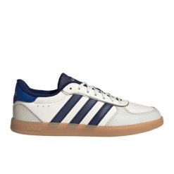 Buty adidas Breaknet Sleek W JR9529 białe. Białe obuwie sportowe damskie bez wzorów, z gumy. Za 332.37 zł.