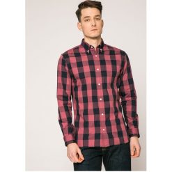 Premium by Jack&Jones - Koszula. Szare koszule męskie Premium by Jack&Jones, w kratkę, z bawełny, button down, z długim rękawem. W wyprzedaży za 79.90 zł.