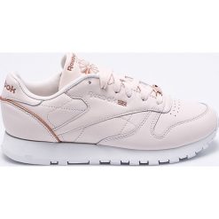 Reebok Classic - Buty Cl Lthr Hw. Szare obuwie sportowe damskie Reebok Classic, z gumy. W wyprzedaży za 299.90 zł.