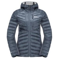 Kurtka Damska Ocieplana Routeburn Pro. Szare kurtki damskie Jack Wolfskin, l, bez wzorów, z materiału, z kapturem. Za 851.99 zł.