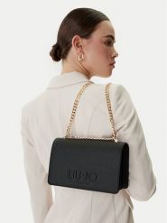 Liu Jo Torebka AA6056 ES029 Czarny. Czarne torebki do ręki damskie Liu Jo, bez wzorów, ze skóry, wizytowe, bez dodatków. Za 599.99 zł.