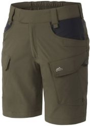 Helikon-Tex Spodnie krótkie damskie OTP 8,5" - Taiga Green / C. Zielone spodnie sportowe damskie HELIKON-TEX, bez wzorów. Za 166.62 zł.