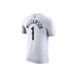 Koszulka męska nike new orleans pelicans zion williamson tee white. Białe koszulki sportowe męskie Nike, m, bez wzorów, bez kołnierzyka, bez ramiączek, do biegania. Za 149.00 zł.