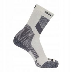 Skarpetki turystyczne Salomon Outpath Wool. Szare skarpety męskie Salomon, bez wzorów. Za 79.00 zł.