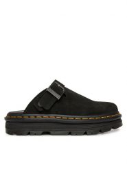 Dr. Martens Klapki Zebzag DM31657001 Czarny. Czarne klapki męskie Dr. Martens, z nubiku. Za 569.99 zł.