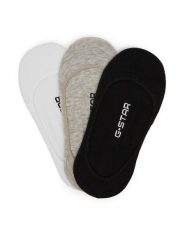 G-Star Raw Stopki AS_G-STAR_S_013_SS25 (3-PACK) Szary. Szare skarpety damskie G-Star Raw, bez wzorów, z bawełny. Za 24.99 zł.