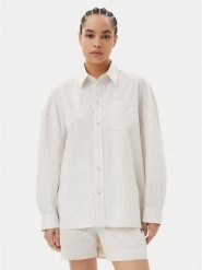 Herskind Koszula Lex 5567172 Écru Relaxed Fit. Bluzki damskie Herskind, bez wzorów, z bawełny, bez kołnierzyka, bez ramiączek. Za 419.99 zł.
