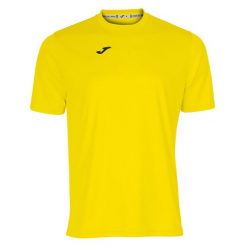 Koszulka do biegania męska Joma Combi. Żółte koszulki sportowe męskie Joma, m, bez wzorów, bez kołnierzyka, bez ramiączek, do biegania. Za 39.99 zł.