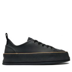 Trampki Max Mara. Czarne półbuty damskie Max Mara, bez wzorów, bez zapięcia. Za 1,969.00 zł.