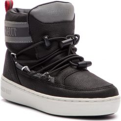 Trzewiki MOON BOOT - Pulse Jr Boy Detroit 34061000001 Black/Silver. Buty zimowe dziewczęce marki Moon Boot. W wyprzedaży za 269.00 zł.