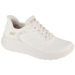 Buty sportowe Sneakersy damskie, Slip-Ins: Sport Squad Chaos - Current Muse. Szare obuwie sportowe damskie Skechers, bez wzorów, z materiału, trekkingowe, Skechers Sport. Za 509.00 zł.