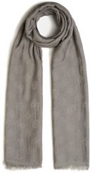 Guess Guess, Ninette Jacquard, Textile Scarf, Gray, 8 x 180, For Women For Women. Szare rękawiczki dziecięce Guess, z aplikacjami. Za 248.41 zł.