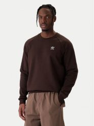 Adidas Bluza Trefoil Essentials KE1141 Brązowy Regular Fit. Brązowe bluzy męskie Adidas, m, bez wzorów, z syntetyku, bez kaptura. Za 239.99 zł.