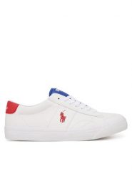 Polo Ralph Lauren Sneakersy RL04833102 Biały. Białe buty sportowe dziewczęce Polo Ralph Lauren, bez wzorów, ze skóry, bez zapięcia. Za 389.99 zł.