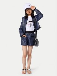 Karl Lagerfeld Kids T-Shirt Z31157 S Biały Regular Fit. Białe t-shirty i topy dla dziewczynek Karl Lagerfeld Kids, bez wzorów, z bawełny, bez ramiączek. Za 249.99 zł.