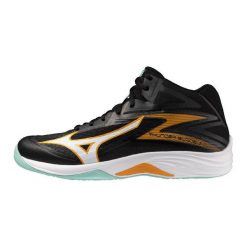 Buty halowe Mizuno Thunder Blade Z Mid. Czarne buty sportowe męskie Mizuno, bez zapięcia, do siatkówki. Za 368.00 zł.