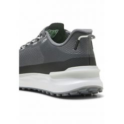 Męskie buty do golfa IGNITE Elevate X PUMA Slate Sky Black Ash Gray. Czarne buty sportowe męskie Puma, bez zapięcia, na golfa. Za 759.00 zł.