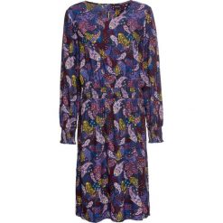 Sukienka boho z nadrukiem: MUST HAVE bonprix ciemnoniebieski "paisley". Niebieskie sukienki damskie bonprix, z nadrukiem, boho, z okrągłym kołnierzem. Za 99.99 zł.