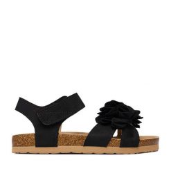 Sandały DeeZee. Czarne sandały dziewczęce DeeZee, bez zapięcia. Za 79.99 zł.