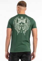 T-shirt regularny Tapout Mask. Zielone t-shirty męskie TAPOUT, xl, bez wzorów, z bawełny, bez kołnierzyka. Za 135.00 zł.
