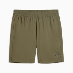 Spodenki męskie Puma TAD FOUNDATIONS 7" WOVEN zielone 52804681 r M. Zielone szorty męskie Puma, l, bez wzorów. Za 97.49 zł.