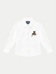 Guess Koszula N5RH10 W9CL0 Biały Regular Fit. Białe koszule dla chłopców Guess, z aplikacjami, z bawełny, bez kołnierzyka, bez ramiączek. Za 155.99 zł.