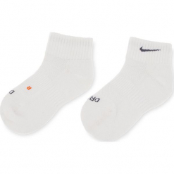 Skarpety Niskie Unisex NIKE - SX4107 101 Biały. Białe skarpety męskie Nike, z bawełny. Za 19.00 zł.