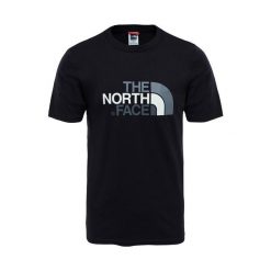 Koszulka The North Face M Easy Tee męska. Czarne koszulki sportowe męskie The North Face, m, bez wzorów, bez kołnierzyka, bez ramiączek, trekkingowe. Za 121.00 zł.