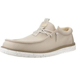Buty HEY DUDE WALLY MESH NEUTRALS Beżowy. Brązowe trekkingi męskie Hey dude, trekkingowe. Za 233.99 zł.