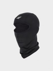 4F Kominiarka narciarska uniseks - czarna L/XL. Czarne czapki i kapelusze damskie 4f, na zimę, bez wzorów, z elastanu, sportowe. Za 69.99 zł.