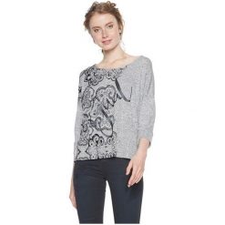 Desigual Damska Koszulka Ts Nica Gris Vigore Claro 18Wwtk86 2042 (Rozmiar L). Bluzki damskie marki Desigual. W wyprzedaży za 135.00 zł.